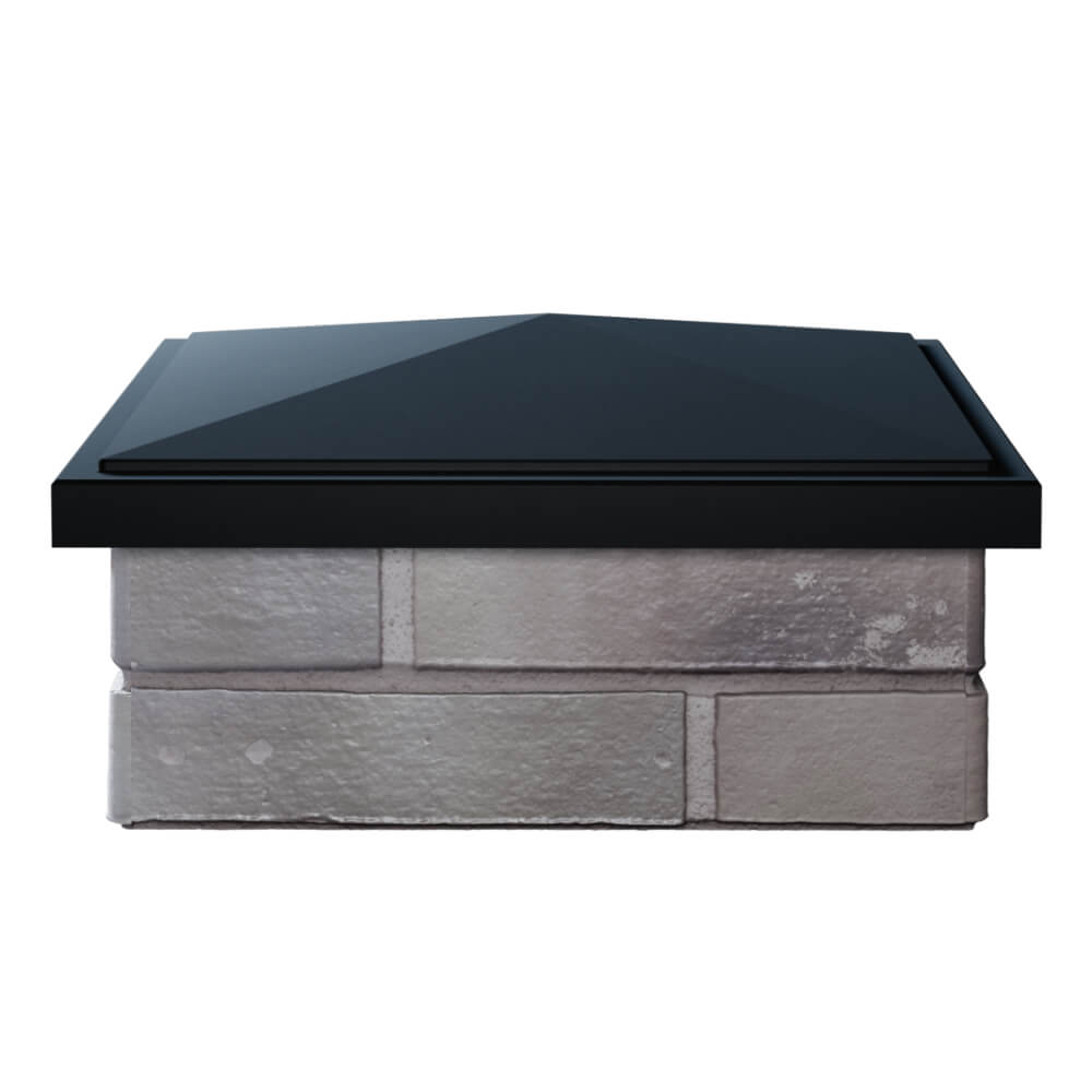 Колпак Zking БонаМоно Черный на столб 1.5х1.5 кирпича (385х385, 400х400мм) Кимры фото