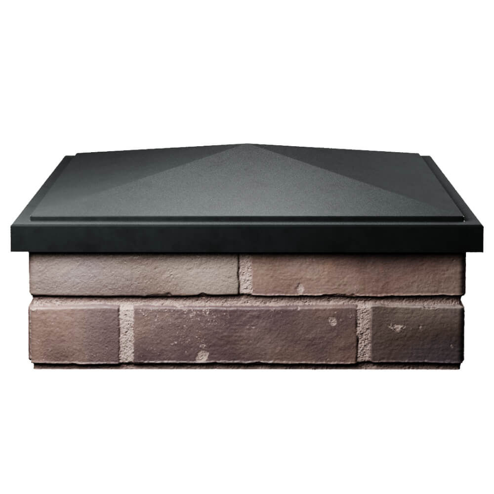 Колпак Zking БонаМоно Черный на столб 2х2 кирпича (515х515, 530х530мм) Кимры фото