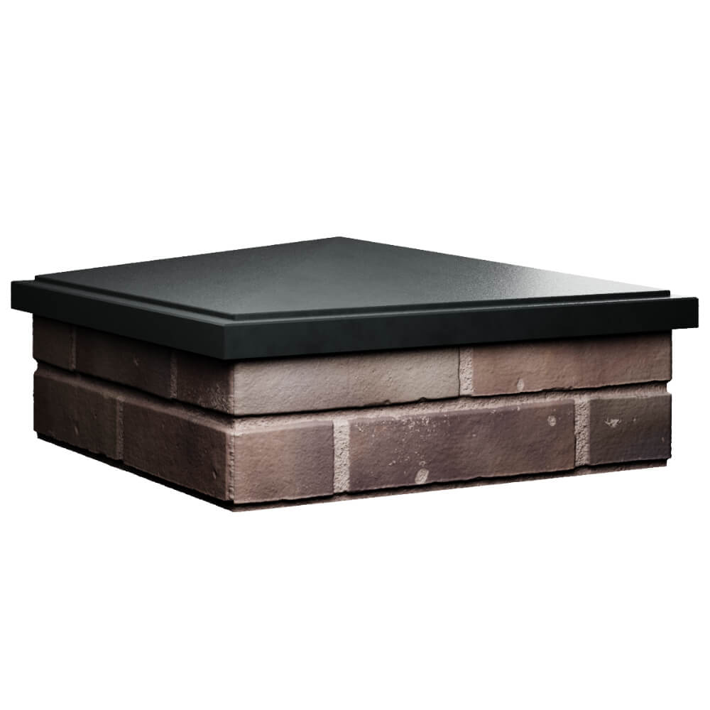 Колпак Zking БонаМоно Черный на столб 2х2 кирпича (515х515, 530х530мм) в Кимрах фото