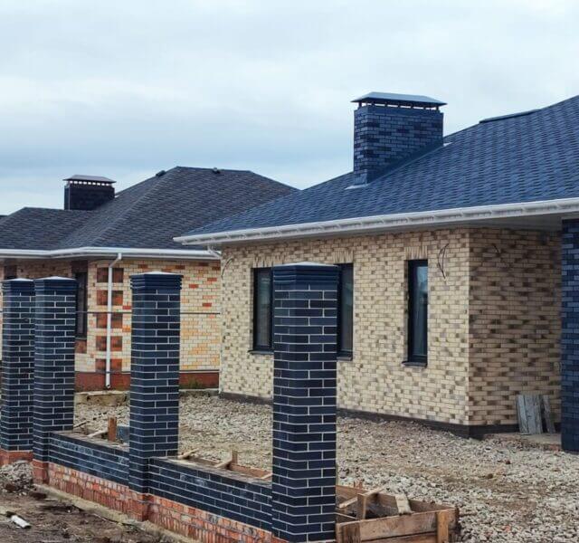 Колпак Zking Бона ХайТек Серый на столб 1.5х1.5 кирпича (385х385мм)