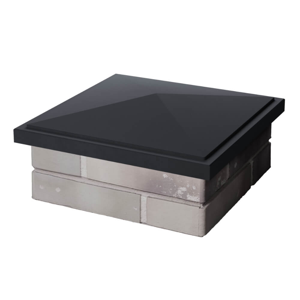 Колпак Zking БонаМоно Серый на столб 1.5х1.5 кирпича (385х385, 400х400мм) в Кимрах фото